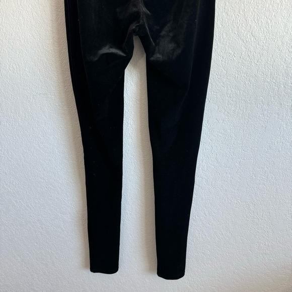 Spanx Velvet High Rise Slim Stretch Shaping Pull-On Ankle Leggings Black Small - Picture 12 of 15